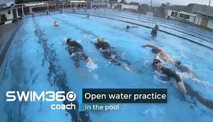 Open water skills can be practiced in the pool! Learn how you can practice dolphin diving 👇🏽 www.swim360.coach 💦 | Swim360