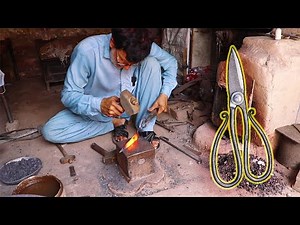 Amazing Process of Making Scissors by Hand | Blacksmith at Work