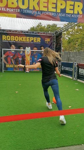 Robokeeper Showcases Impressive Skills at Camp Nou