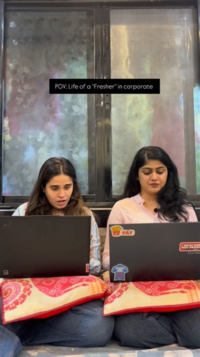 Kships and Ash👭 on Instagram: "Learning corporate language one word at a time!! . . . . . . . . . . . . #trendingreels #friendshipgoals #friendsforever #bestfriends #childhoodfriends #worklife #manager #job #reelkarofeelkaro #comedy #reelsvideo #reelitfeelit #comedyvideos #fresher #corporates #9to5 [ Corporate, manager, office, worklife, fresher, 9-5, Job]"