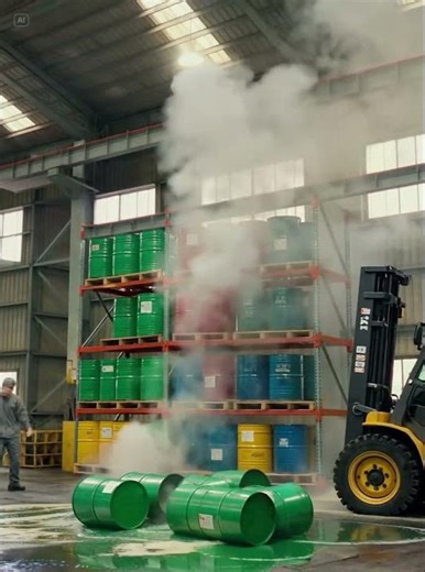 Dangerous Factory Accident Caught on Camera | Heavy Machinery Fail 🚨 #factoryaccident