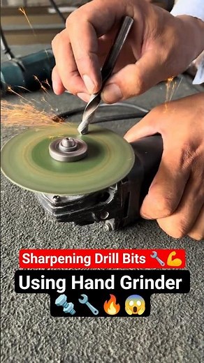 🔥How to Sharpening Drill Bits Easily: Expert Techniques! 💪USING HAND GRINDER | INGENIOUS HACKS