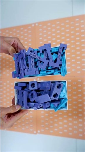 Wall and table organizer panel made with Snapmaker Artisan