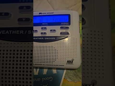 How to set up a Midland© WR-120-DSP Weather radio