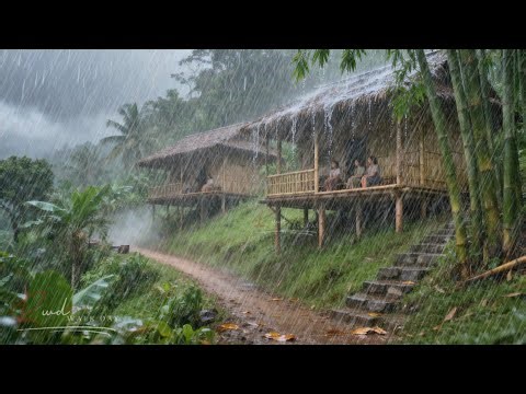 A TRADITIONAL MOUNTAIN PARADISE HIT BY THE WORLD'S MOST TERRIBLE RAIN - RAIN WALK DAY
