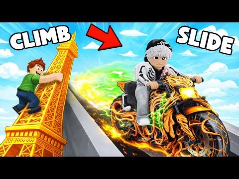 I Tried the CRAZY Climb and Slide Game in Roblox!(for the first time) 