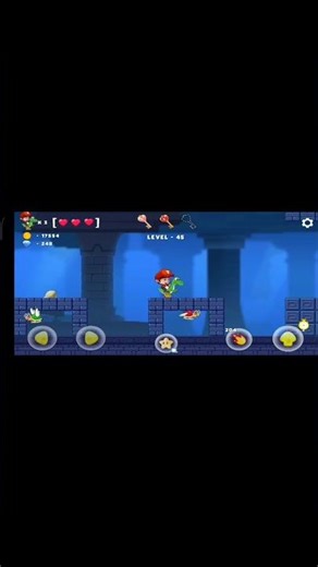 Super Mano Bros Run Nivel 45