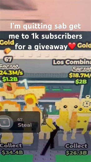#giveaway #roblox #sab #shortsvideo #stealabrainrot #shorts #subscribe