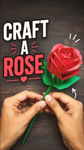 The ultimate paper rose tutorial #origami #diy #crafts
