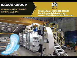 Female Pad Woman Sanitary Napkin Making Machine for Argentina