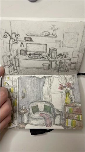 Realistic Sketchbook Tour 🎨 #art #sketchful #drawing #artdrawing #sketchbook #realistic #artist