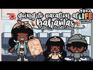 GOING TO BAHAMAS FOR WEDDING!💐🍍|Toca boca rolepay!|*With voice*🔊