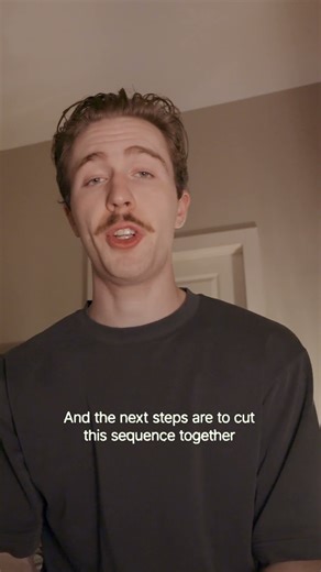 Filming and tracking a shot for a 2D animation