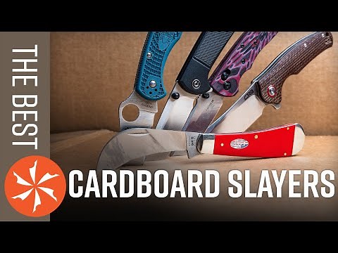Cardboard Slayers - The Best Knives for Cutting Cardboard