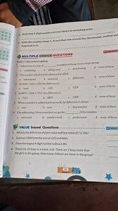 Write any four 4-digit numbers of your choice in ascending orde... | Filo