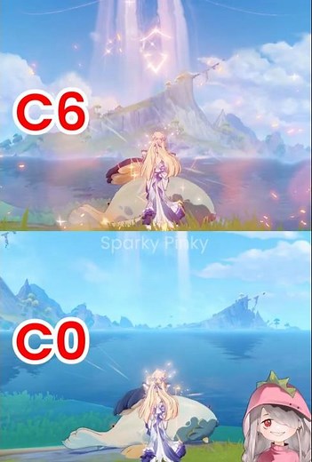 Genshin Impact Nicole C0 vs C6 Visual Effects Showcase #hoyoverse #genshinimpact #genshin
