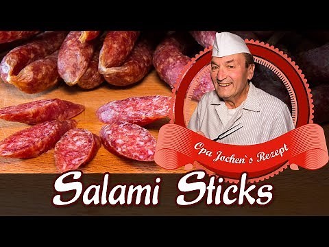DIY Salami Sticks - maturing Salami - Mini Salamis - Opa Jochen´s Rezept