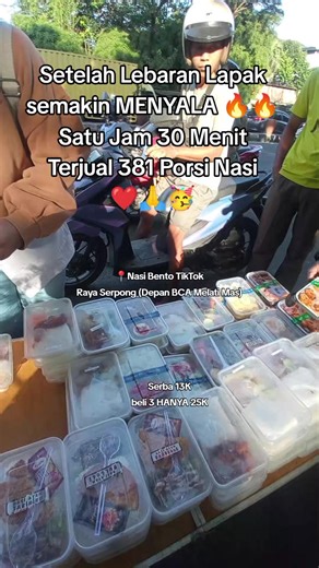 Nasi Bento TikTok Ramai Banget Setelah Lebaran!