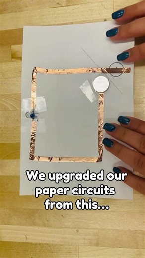 Paper Circuit lesson with 3D printed Night Light