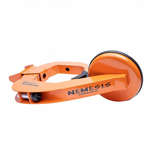 Nemesis Caravan Wheel Clamp: Caravan Accessories - Purple Line