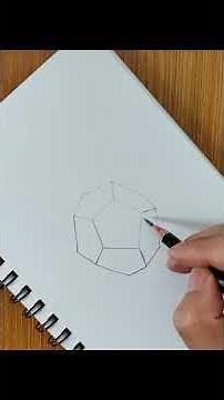 How do you draw a dodecahedron step by step?