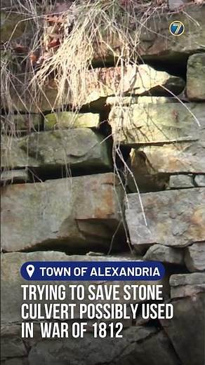 History buffs try to save stone culvert possibly used by War of 1812 soldiers