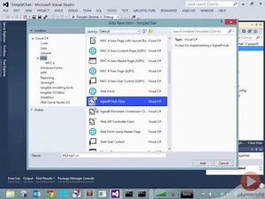 Create Your First Hub With SignalR