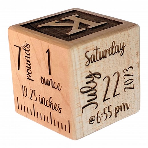 Personalized Baby Block, Baby Stat Block, New Baby Gift, Birth Block, Keepsake Baby Gift, Wooden Baby Block, Baby Gift, Baby Girl, Baby Boy - Etsy