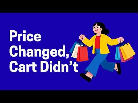 Price Changed .. Cart Didn’t | Fixing Cart Consistency in E-Commerce