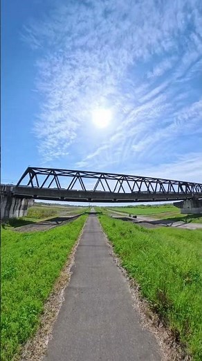 カメラ36度 つくばエクスプレス｜利根川橋梁を通過するシーン