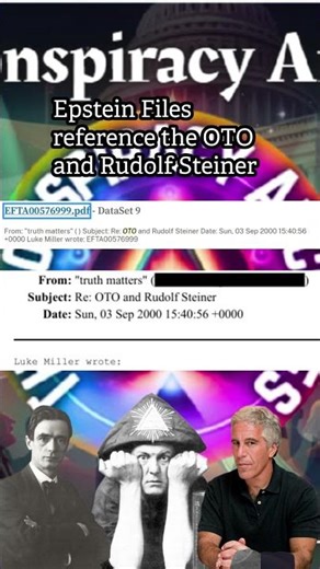 Epstein Files Rudolf Steiner OTO
