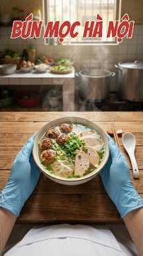 How to Make Authentic Hanoi-Style Bun Moc – Tender & Flavorful Meatballs with a Perfectly Clear, ...