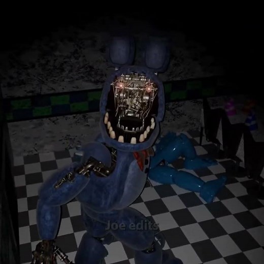 Withered bonnie attacks toy bonnie 💀 || withered bonnie vs toy bonnie #fnaf #fivenightsatfreddys