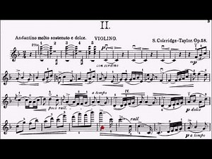 ABRSM Violin 2024-2027 Grade 8 B2 Coleridge-Taylor African Dance Op.58 No.2 Sheet Music