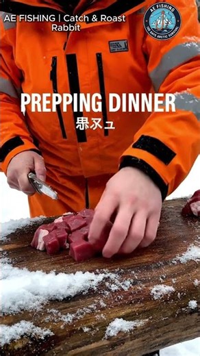 Catch & Cook | Cooking Rabbit Stew with Snow Water 🍲🌨️ | #survival