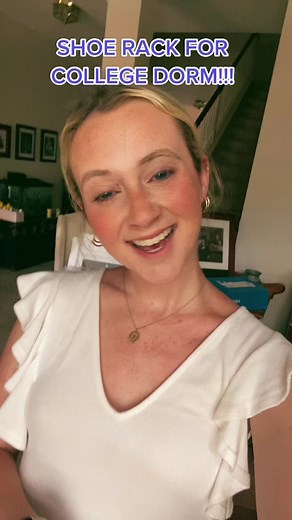 College Dorm Shoe Rack Organizer for Small Spaces