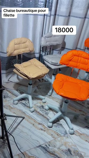 Chaise bureautique pour fillette 18000 – idée pratique pour chambre