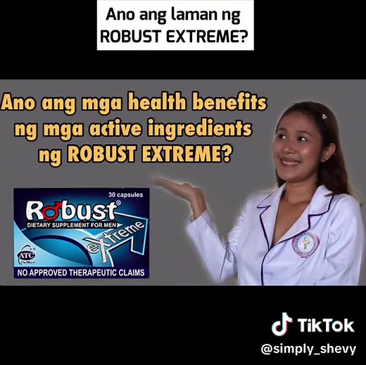 ROBUST EXTREME REVIEW: Ano ang mga laman ng Robust? #pharmashevyknows