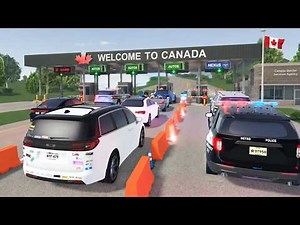 *CRAZY* Greenville Wisconsin Canada Border Family Road Trip GONE WRONG Roblox Roleplay