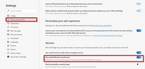 Datenschutz- und Sicherheitseinstellungen im Edge-Browser unter Windows 11/10