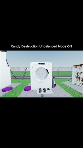 CANDY Destruction Unbalanced Jumping Spin Part 8 #shortsvideo #shorts #roblox