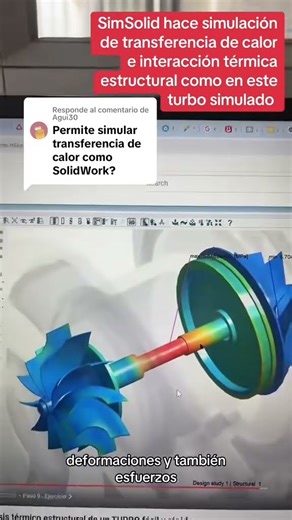 Simulación de transferencia de calor en Altair SimSolid #ingenieriaavanzada