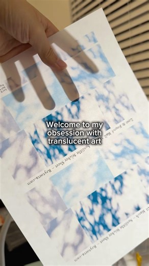 New transparent stickers 😱 #snailmail