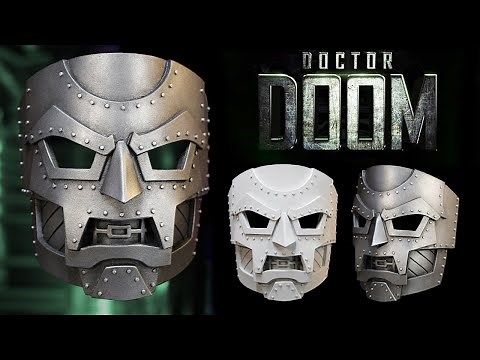How to Make a Dr DOOM Mask - Free Foam Templates - Marvel Doctor Doom Cosplay Doomsday