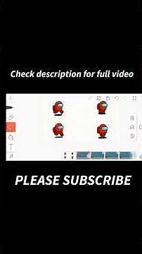How to animate Among us walking animation (Tutorial) #shorts