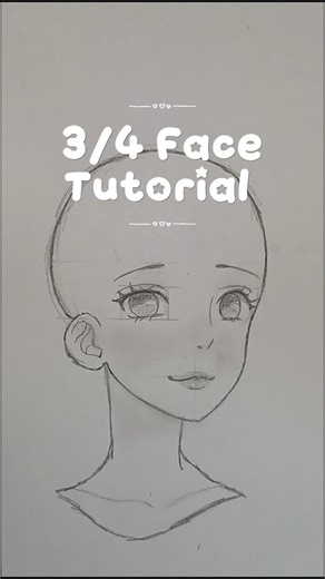 3/4 Face Tutorial ✨