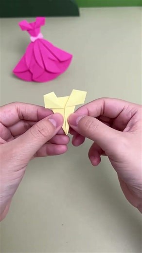 Quick & Easy Origami: Transform Paper into a Princess Dress with a Girlish Heart