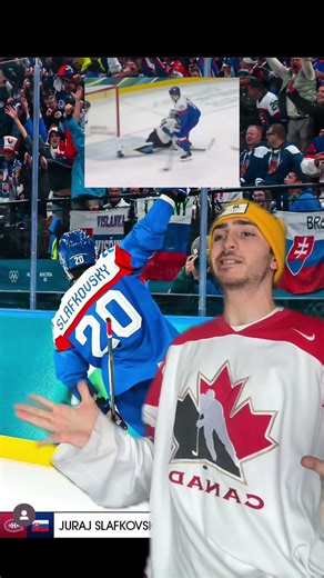 It’s been unhinged😭 ARE YOU NOT ENTERTAINED?! #hockey #olympics #slovakia #italy #canada