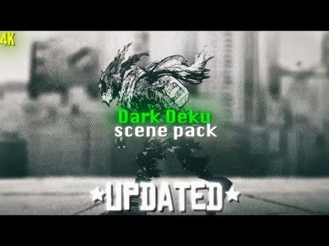 Dark/Vigilante Deku Manga Animation Scene Pack