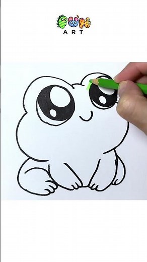 How To Draw CUTE FROG | ANIMAL~! VERY EASY!!!